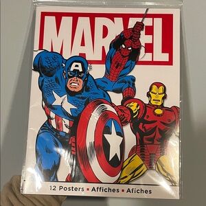 Marvel Heroes Poster Collection - Red, Blue, Yellow